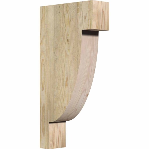 Ekena Millwork Alpine Rough Sawn Corbel, Douglas Fir, 4"W x 12"D x 24"H COR04X12X24ALP00RDF - main